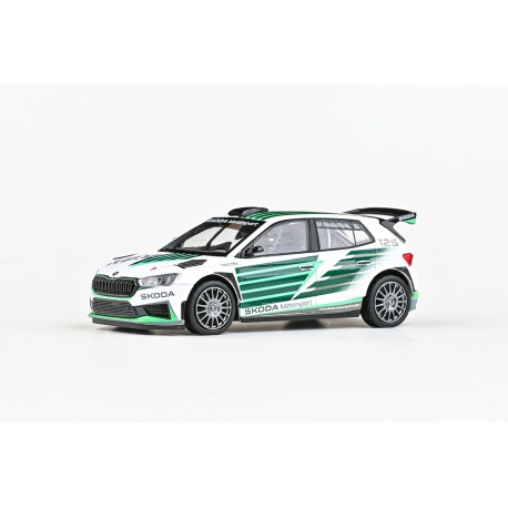 2026 Škoda Fabia IV RS Rally2 − Motorsport Design 125 let automobilky Škoda − ABREX 1:43