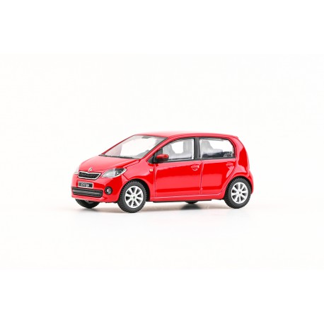 2012 Škoda Citigo 5dveřové − Červená Tornado − ABREX 1:43